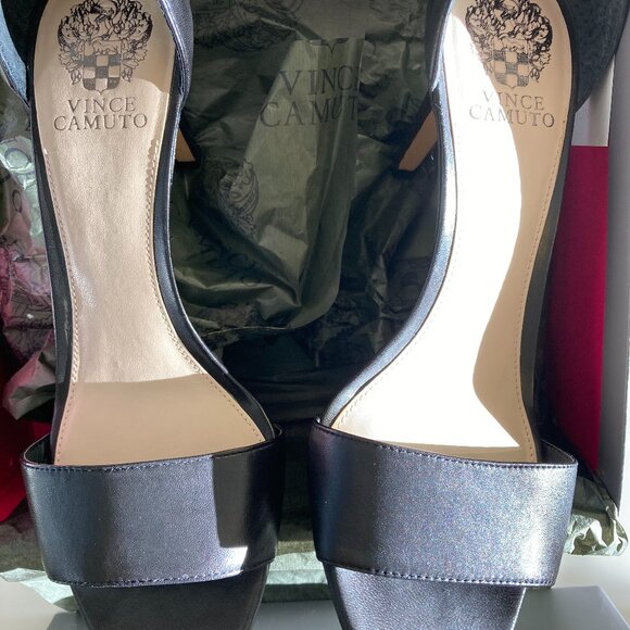 Vince Camuto black strappy stiletto - Picture 6 of 15